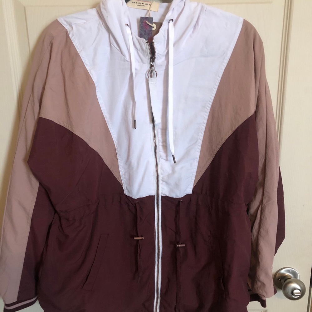 Two-Toned Windbreaker Jacket